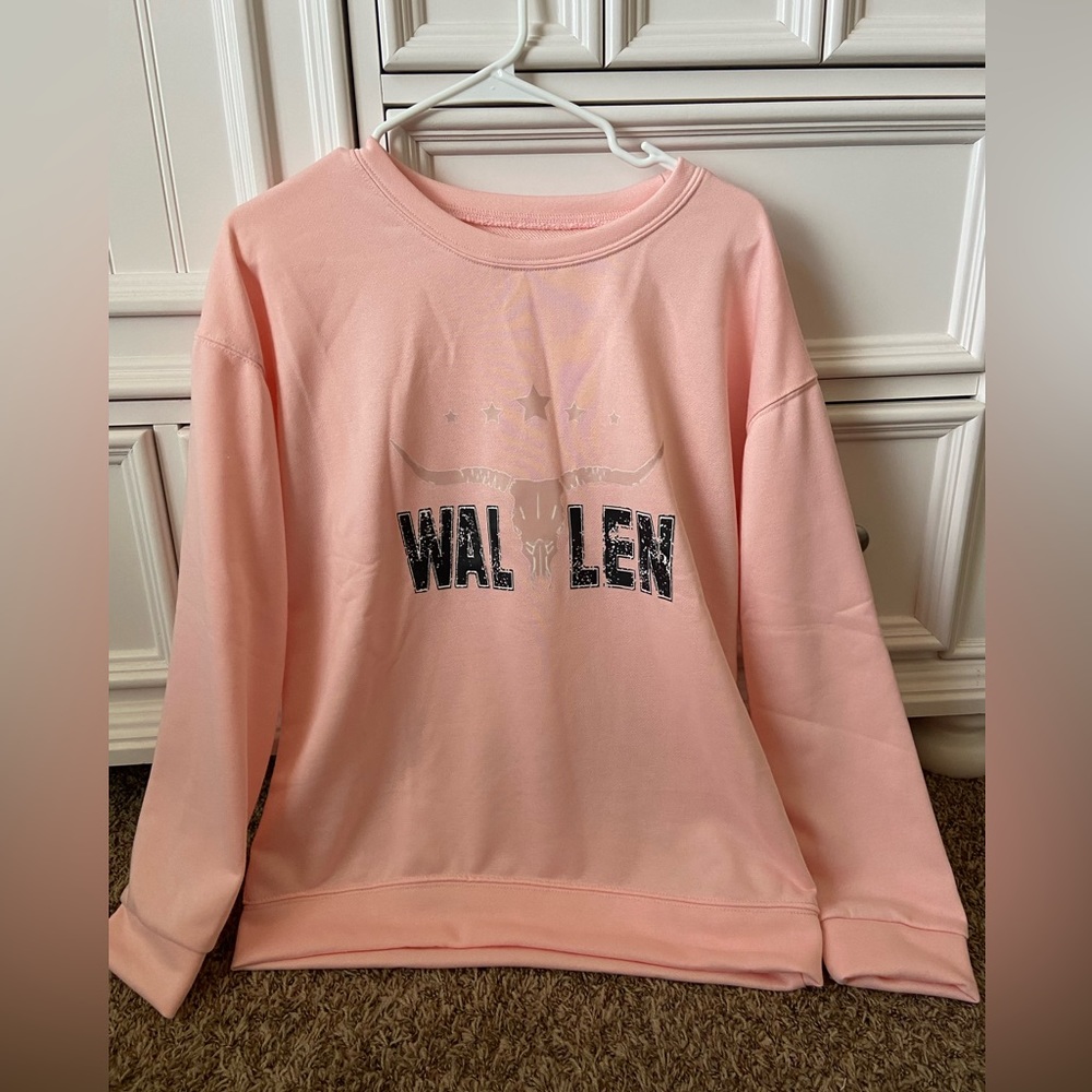 Pink Morgan Wallen Crew Neck Sweatshirt